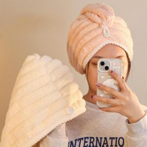 Microfiber Hair Towel ( 6 pcs)