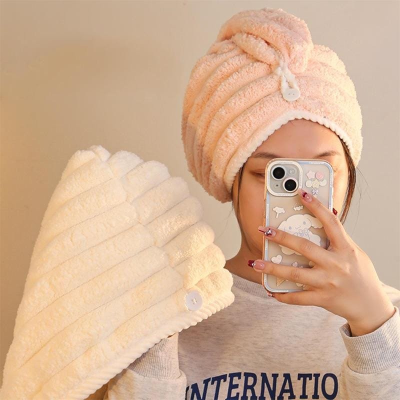 Microfiber Hair Towel ( 6 pcs)